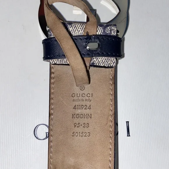 Gucci GG Supreme belt with G buckle - Picture 4 of 8